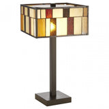 Waldorf Square Table Lamp, Bronze