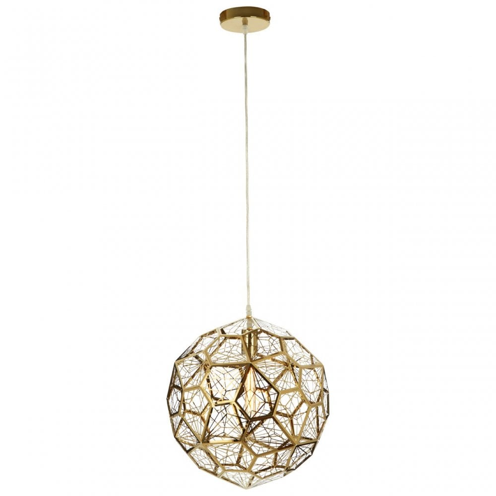 Akela Pendant Lamp, Gold