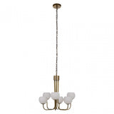 Waylen 6 Arm Chandelier, Silver