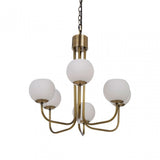 Waylen 6 Arm Chandelier, Silver