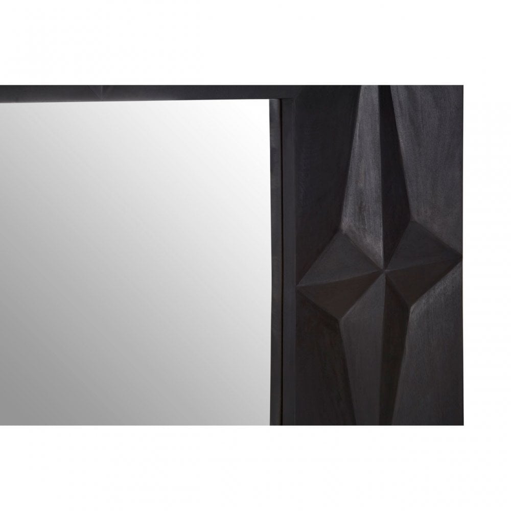 Sabari Wall Mirror, Black