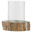 Asamra Large Hurricane Candle Holder , Black