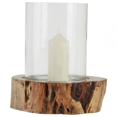 Asamra Large Hurricane Candle Holder , Black