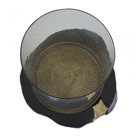 Asamra Large Hurricane Candle Holder , Black