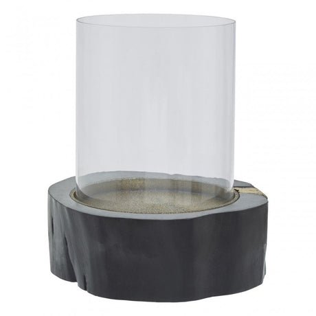 Asamra Large Hurricane Candle Holder , Black