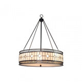 Waldorf Diamond Pendant Light, Bronze
