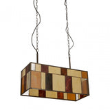 Waldorf Rectangle Pendant Light, Bronze