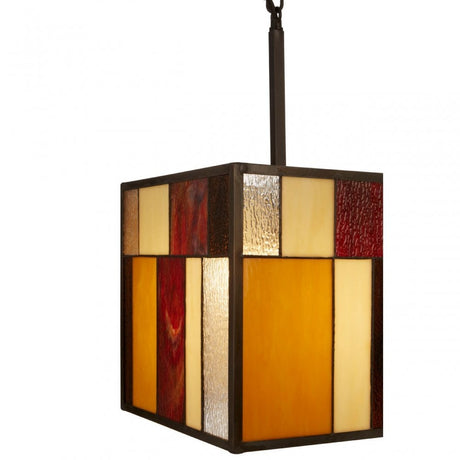 Waldorf Rectangle Pendant Light, Bronze