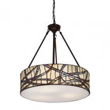 Waldorf Branch Pendant Light, Bronze