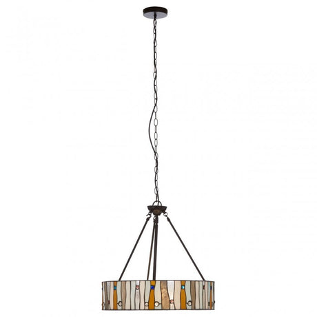 Waldorf Jewel Pendant Light, Bronze