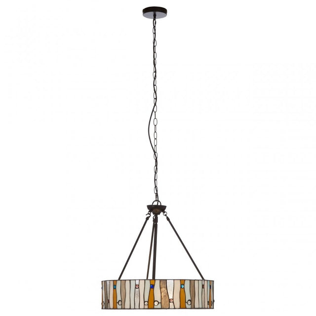 Waldorf Jewel Pendant Light, Bronze