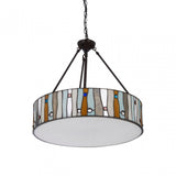 Waldorf Jewel Pendant Light, Bronze
