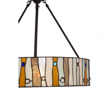 Waldorf Jewel Pendant Light, Bronze