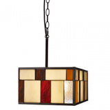 Waldorf Square Pendant Light, Bronze