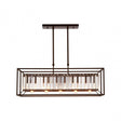 Aliko 5 Bulb Pendant Lamp, Black