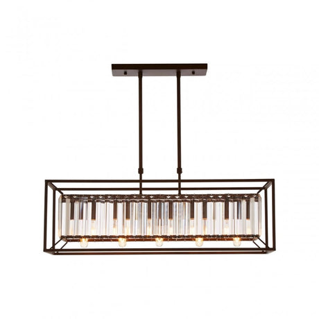 Aliko 5 Bulb Pendant Lamp, Black