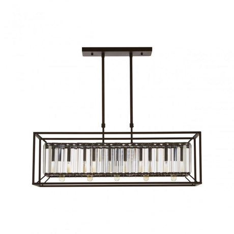 Aliko 5 Bulb Pendant Lamp, Black
