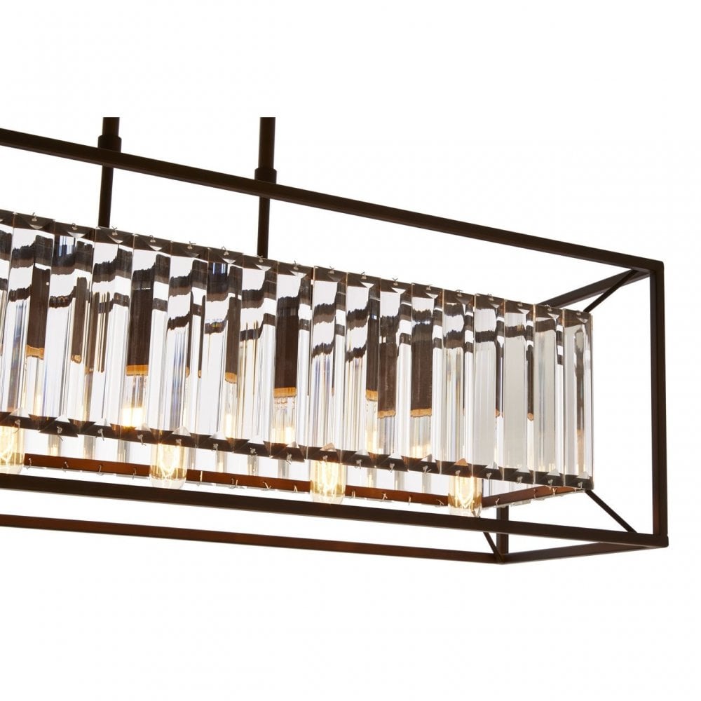 Aliko 5 Bulb Pendant Lamp, Black