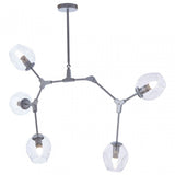 Abira Silver Finish Pendant Lamp, Silver