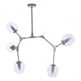 Abira Silver Finish Pendant Lamp, Silver