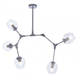 Abira Silver Finish Pendant Lamp, Silver