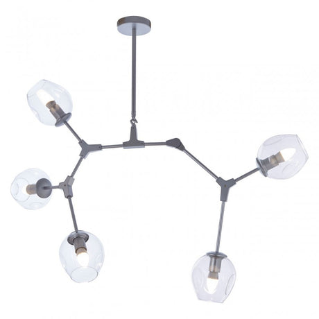 Abira Silver Finish Pendant Lamp, Silver