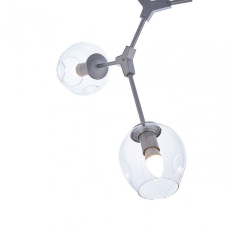 Abira Silver Finish Pendant Lamp, Silver