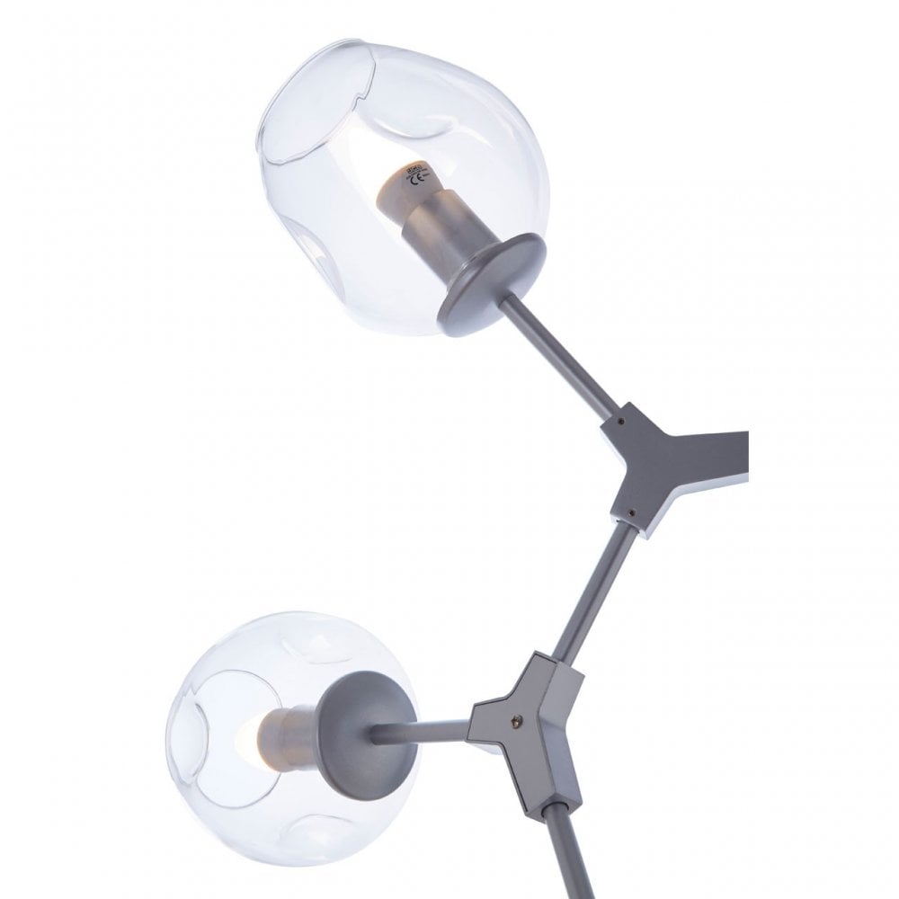 Abira Silver Finish Pendant Lamp, Silver
