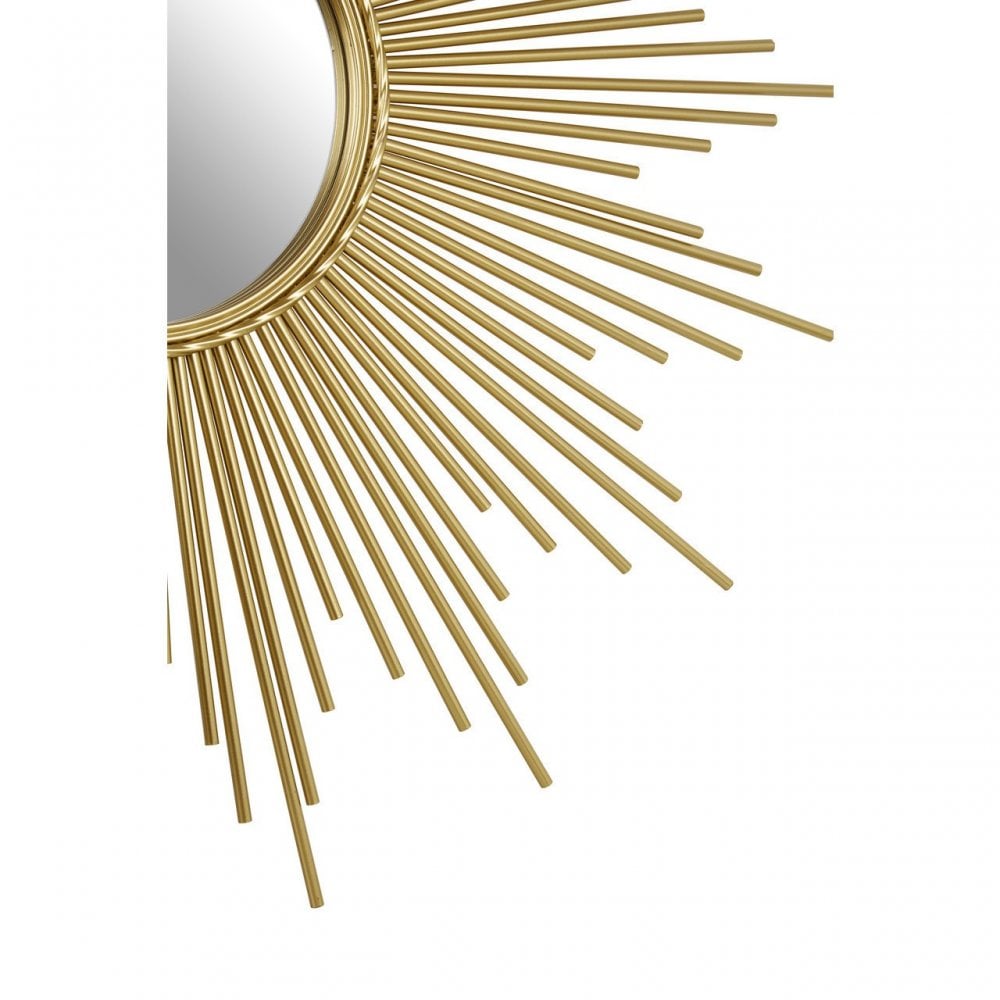 Cristal Gold Finish Wall Mirror, Gold