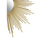 Cristal Gold Finish Wall Mirror, Gold