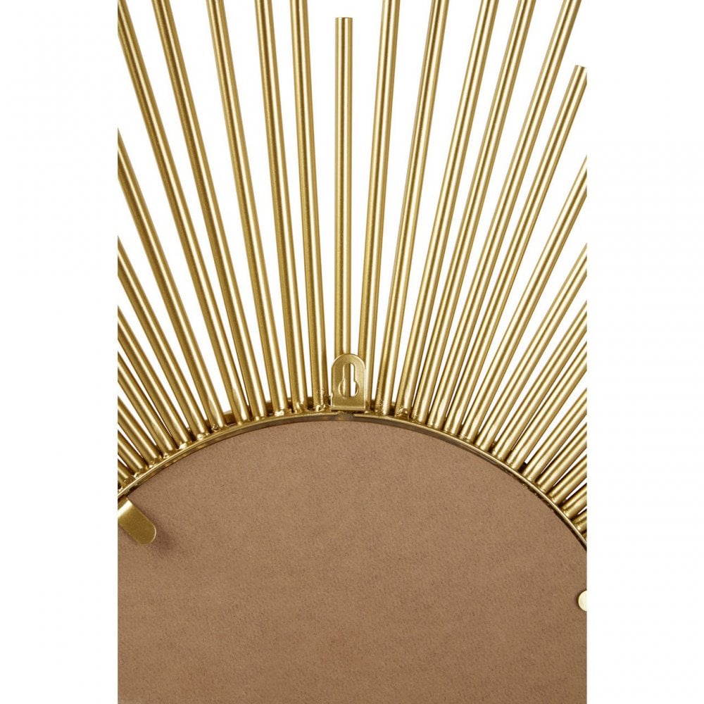 Cristal Gold Finish Wall Mirror, Gold
