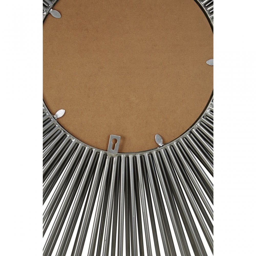 Cristi Silver Finish Wall Mirror, Silver