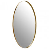 Cora Gold Finish Oval Wall Mirror, Gold