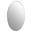 Cora Silver Oval Wall Mirror, Silver
