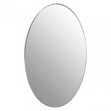 Cora Silver Oval Wall Mirror, Silver