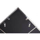 Reva Diamond Frame Wall Mirror, Silver