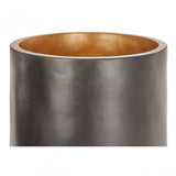 Darnell Large Black Finish Planter, Black