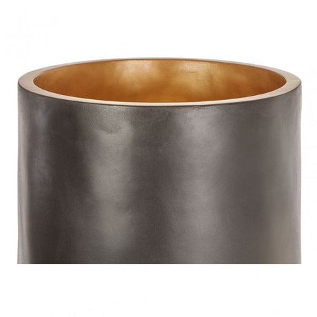 Darnell Large Black Finish Planter, Black