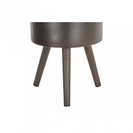 Darnell Large Black Finish Planter, Black