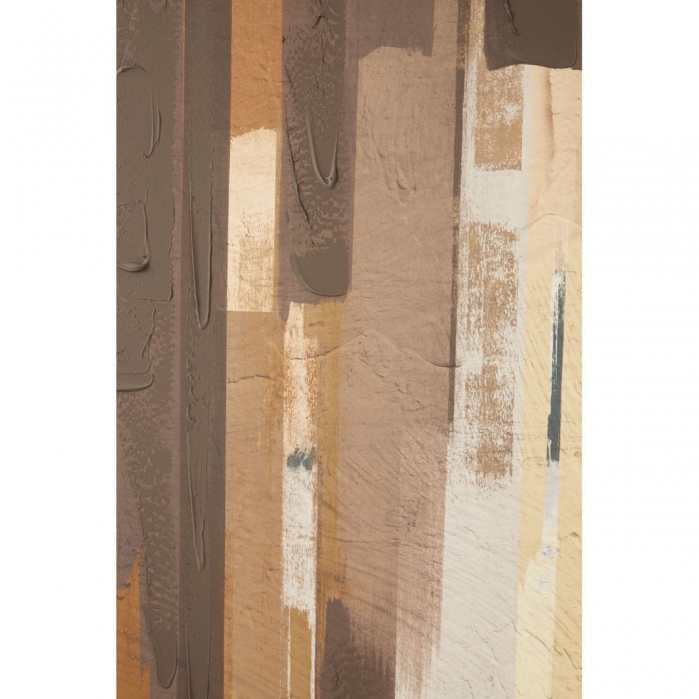 Astratto Ochre Canvas Wall Art, Yellow