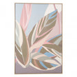 Astratto Canvas Multileafs Wall Art, Green