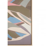 Astratto Canvas Multileafs Wall Art, Green