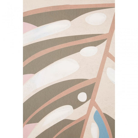 Astratto Canvas Leaf Design Wall Art, Green