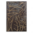 Astratto Canvas Black And Gold Wall Art, Black