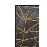 Astratto Canvas Black And Gold Wall Art, Black