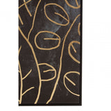 Astratto Canvas Black And Gold Wall Art, Black