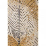 Astratto Canvas Grey And Gold Finish Wall Art, Grey