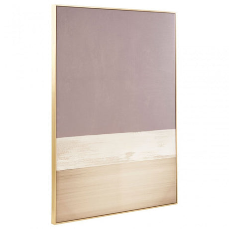 Astratto Canvas Gold And Grey Foil Wall Art, Grey
