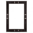 Kensington Townhouse Leather Frame Mirror, Black