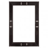 Kensington Townhouse Leather Frame Mirror, Black